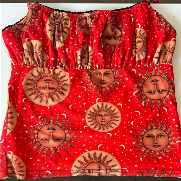 Urban Outfitters Celestial Sleeveless Top - Picture 1 of 5